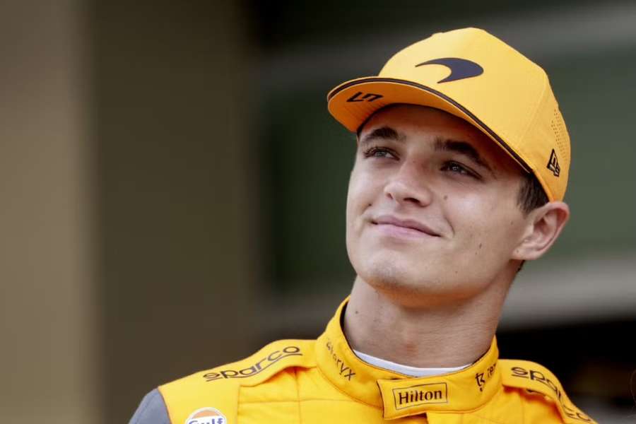 McLaren's Lando Norris ahead of a race