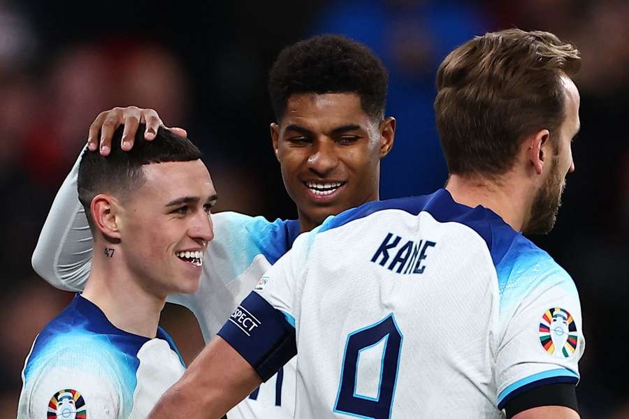 Foden e Rashford ao serviço da seleção