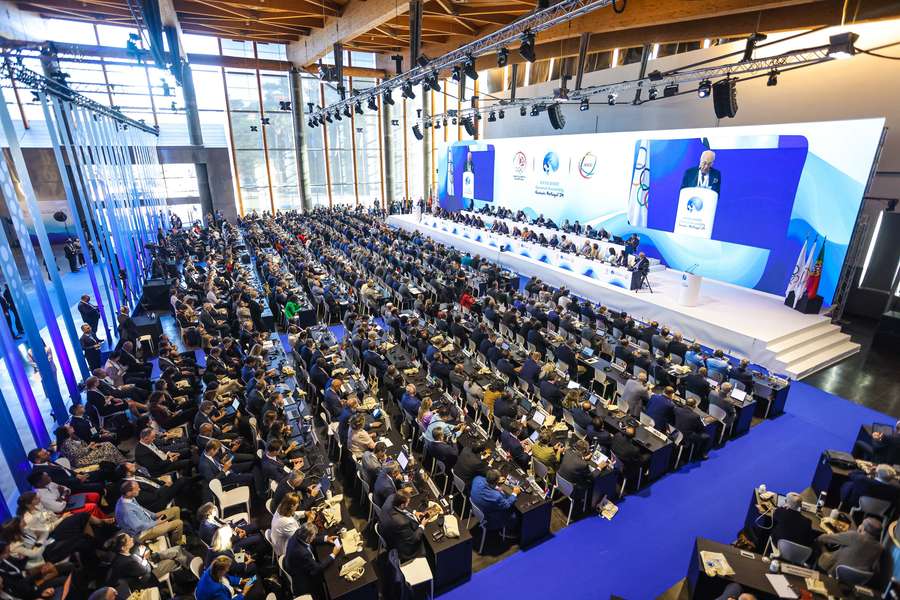 XXVII Assembleia Geral dos Comités Olímpicos Nacionais, no Centro de Congressos do Estoril