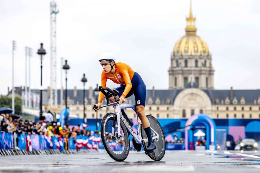 Ellen van Dijk viel buiten de top 10