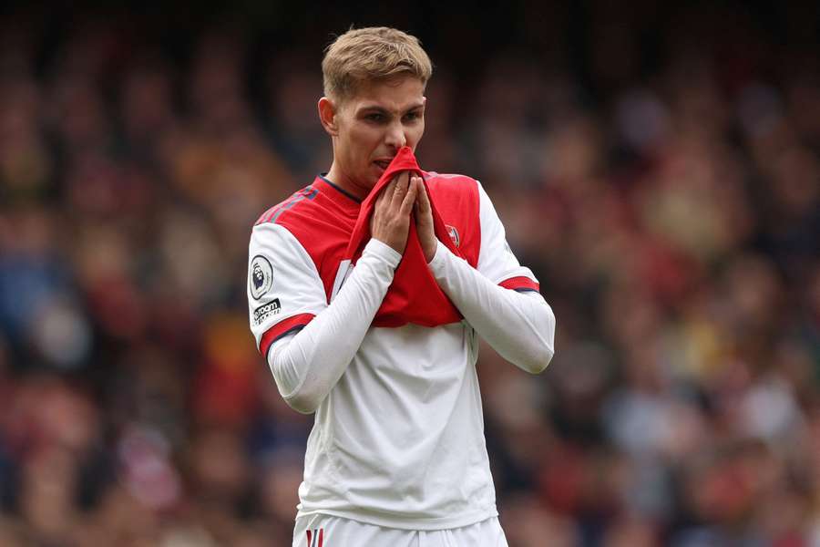 Smith Rowe has suffered with injuries this season