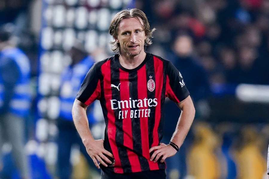 Modric im Milan-Trikot