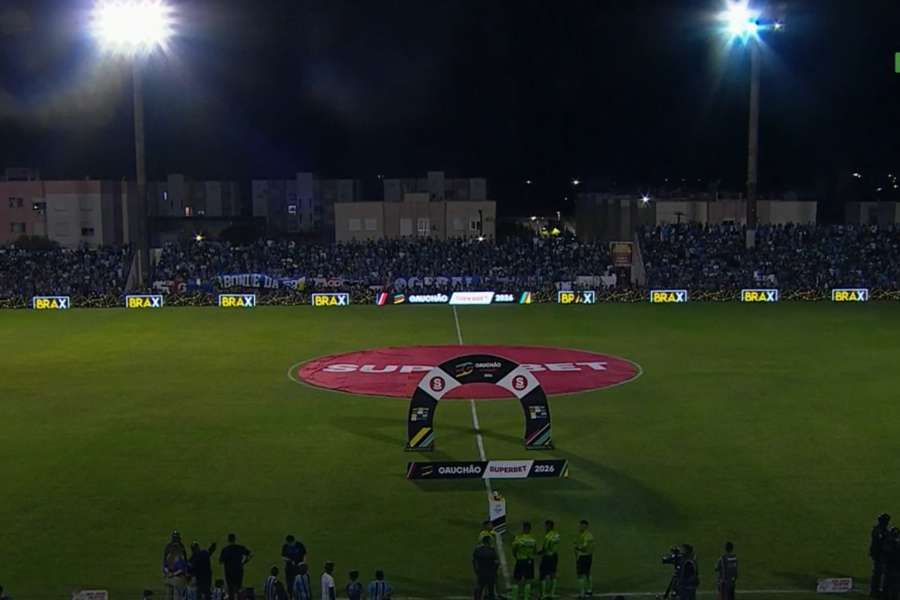 O Estádio Estrela D'Alva ficou sem luz antes de Guarany de Bagé x Grêmio