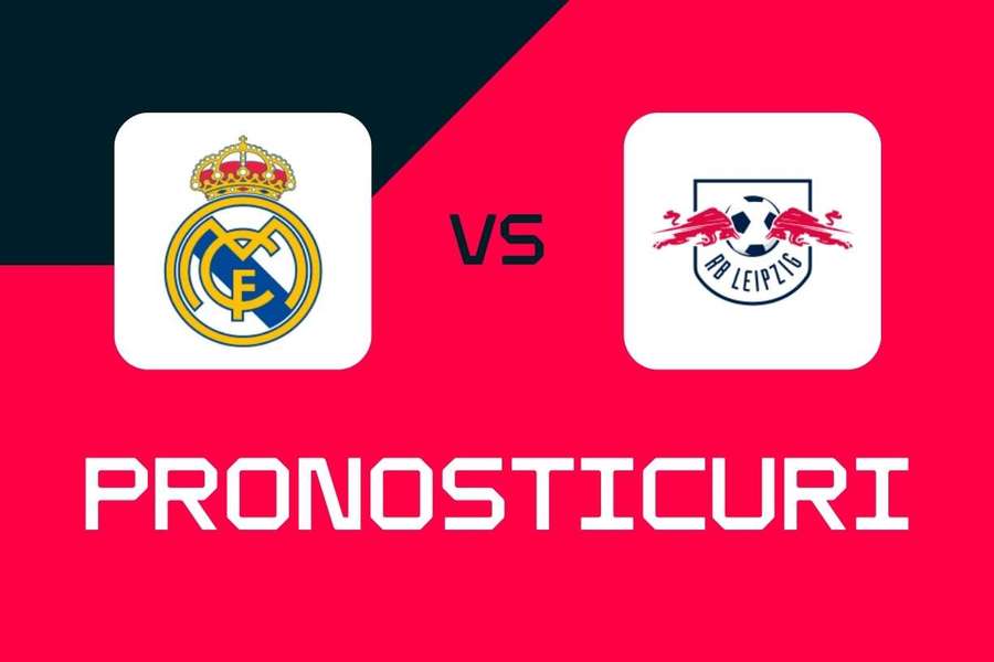 Real Madrid - RB Leipzig: Pronosticuri, cele mai bune pariuri și cote (Champions League) Real Madrid - RB Leipzig: Pronosticuri, cele mai bune pariuri și cote (Champions League)
