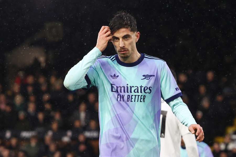 Havertz, jugador del Arsenal