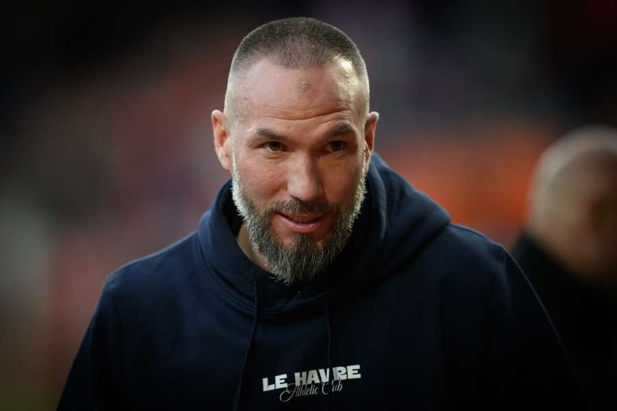 Didier Digard sur le banc du Havre. Didier Digard sur le banc du Havre.