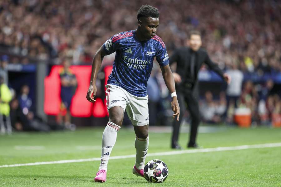 Arsenal ace Saka: Our fans will outdo Atletico Madrid's Arsenal ace Saka: Our fans will outdo Atletico Madrid's