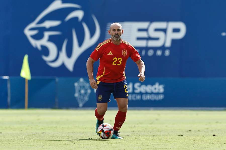 Paco Jémez, con España Leyendas Paco Jémez, con España Leyendas