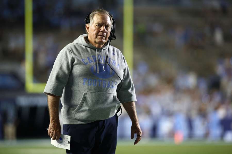 Bill Belichick loses first game as head coach of the North Carolina Tar Heels.