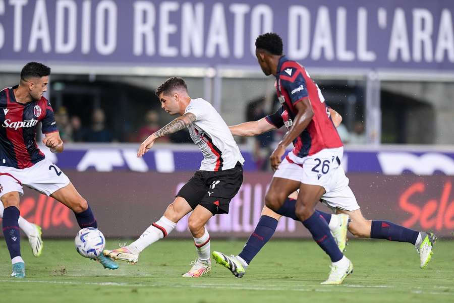 Pulisic en action contre Bologne