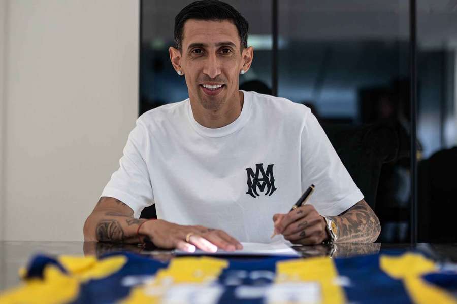 Di María firmó contrato con Rosario Central, club donde se formó