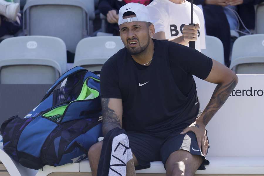 Nick Kyrgios speelde in 2023 één wedstrijd