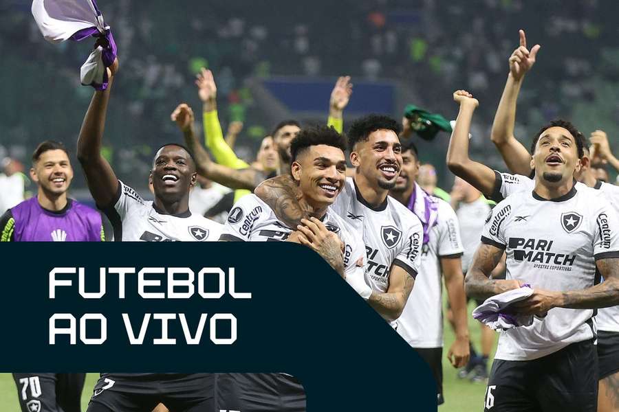 O Botafogo fez a festa no Allianz Parque