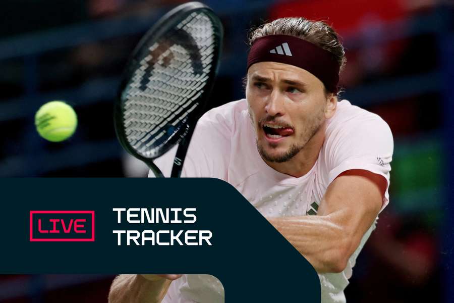 Zverev in campo a Shanghai all'inizio di questa settimana Zverev in campo a Shanghai all'inizio di questa settimana