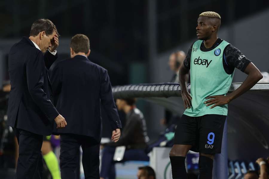 Rudi Garcia e Victor Osimhen