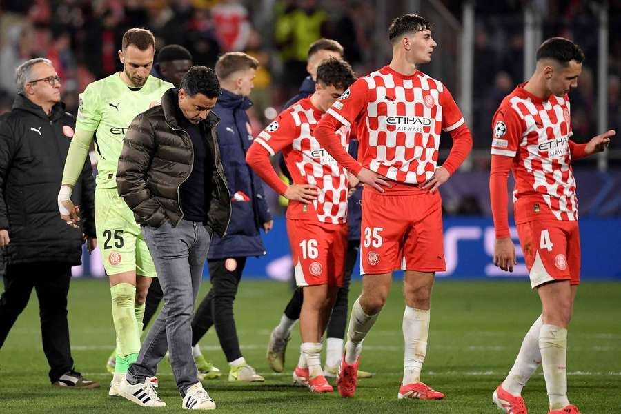 Gérone après sa dernière défaite en Ligue des champions.