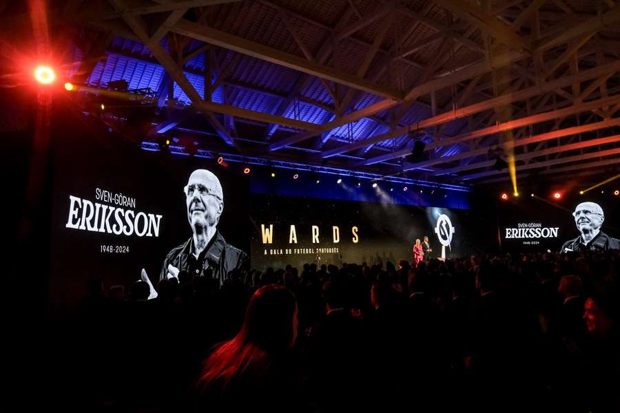 Homenagem a Sven-Göran Eriksson na Alfândega do Porto