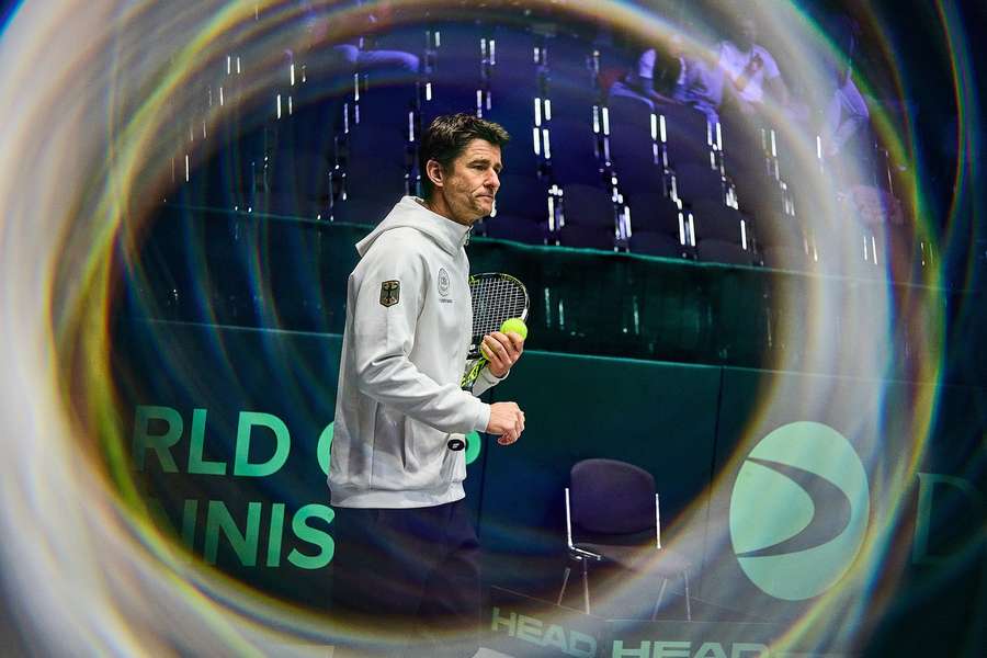 DTB-Trainer Kohlmann bei der Arbeit