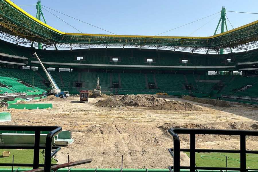 Obras no Estádio José Alvalade decorrem a bom ritmo
