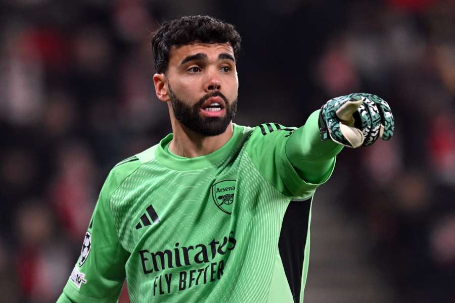 David Raya fechou o gol do Arsenal David Raya fechou o gol do Arsenal