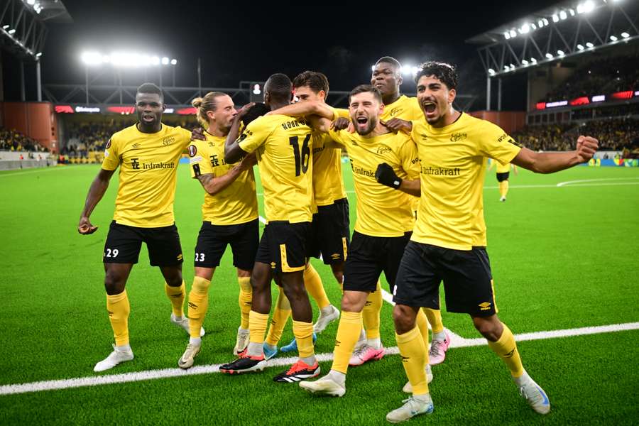 Elfsborg celebrate their winner