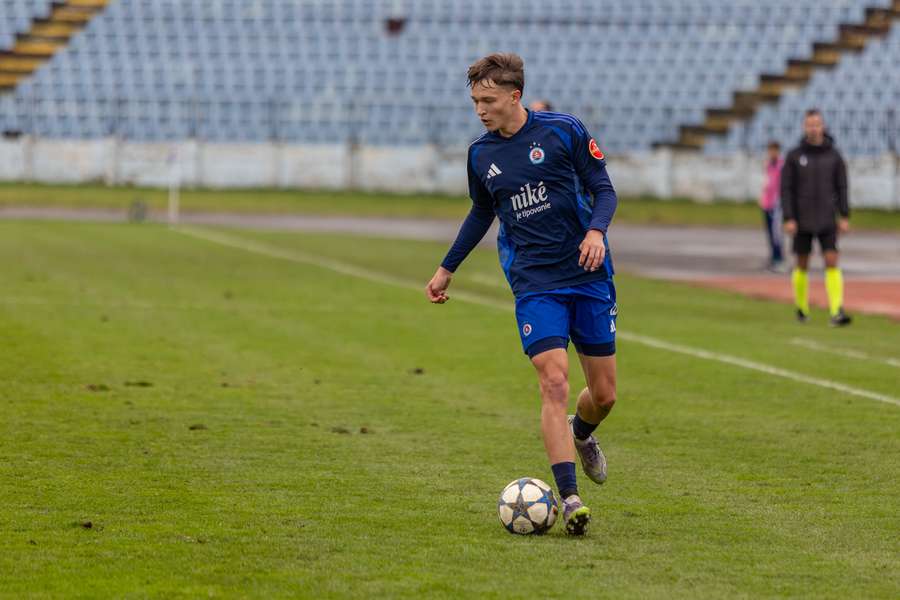 Maroš v akcii za béčko Slovana.