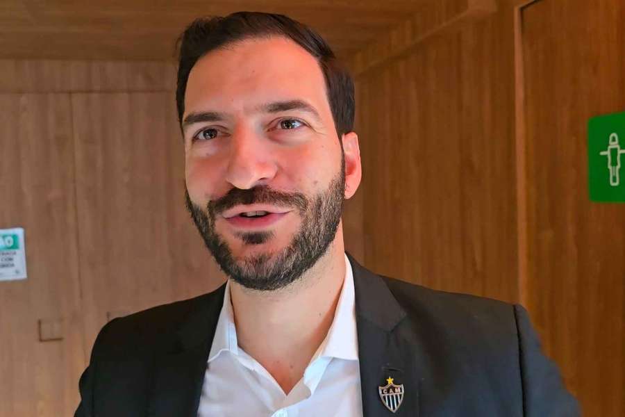 Pedro Daniel, CEO do Atlético-MG, na sede da CBF Pedro Daniel, CEO do Atlético-MG, na sede da CBF