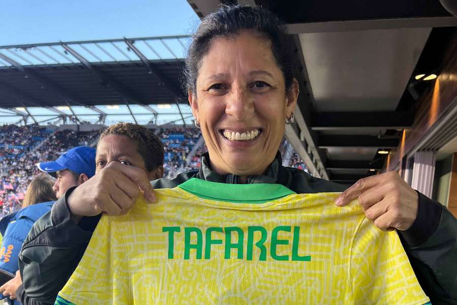 Taffarel, una de las mujeres que puso las bases