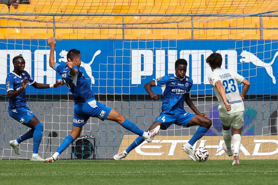 O momento do golo de Diogo Sousa O momento do golo de Diogo Sousa