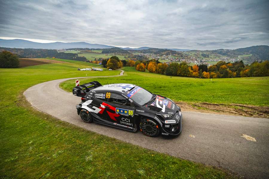 Kalle Rovanperä vyhrál Středoevropskou rallye.