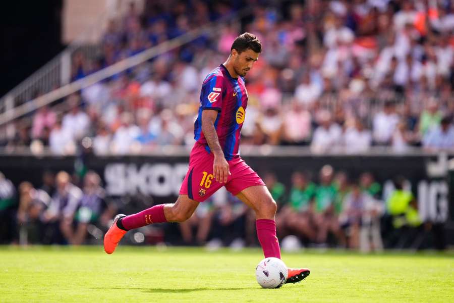 Rodri, en el Valencia-Barça Rodri, en el Valencia-Barça