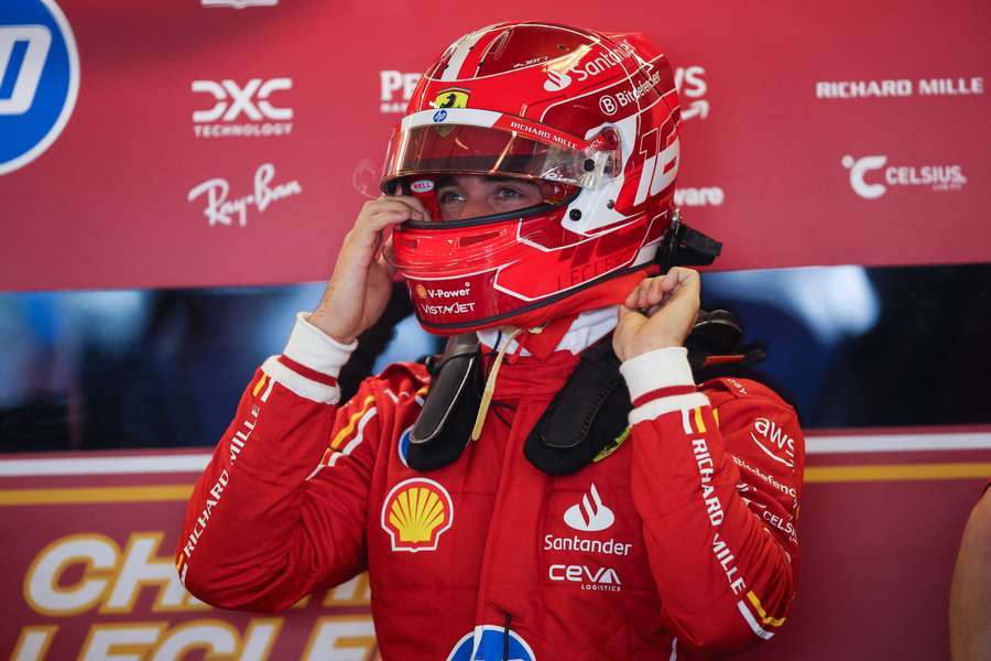 Charles Leclerc ce vendredi.