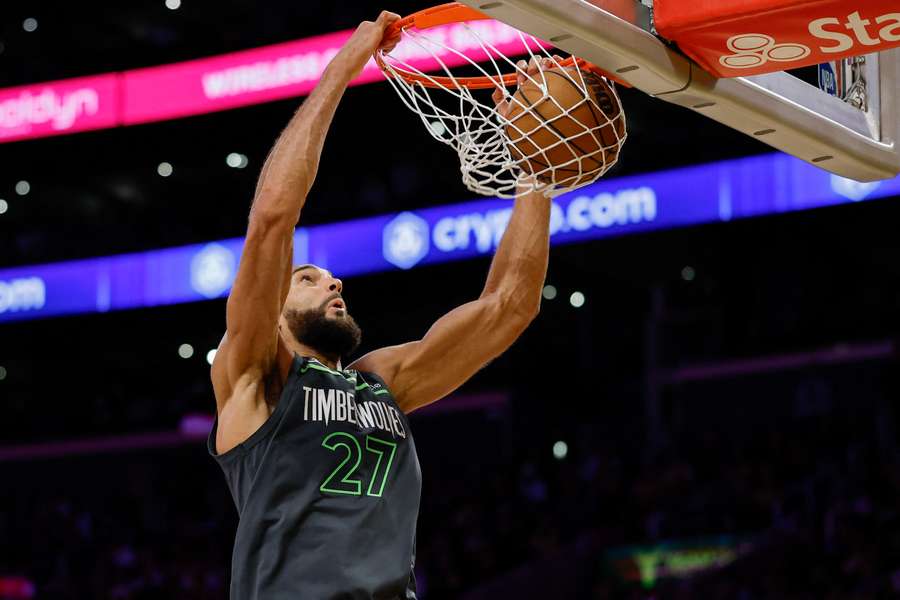 Rudy Gobert cette nuit.