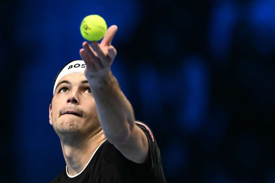 Fritz tijdens de ATP Finals