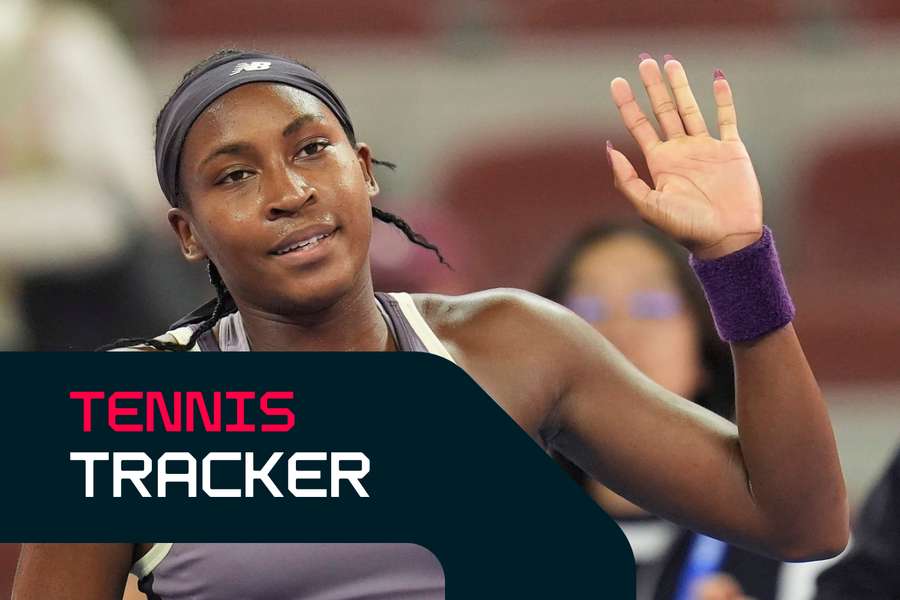 Gauff is in action in Beijing