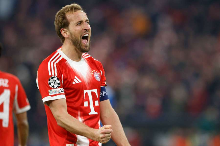 Bayern's Lennart Karl, left, got on the scoresheet