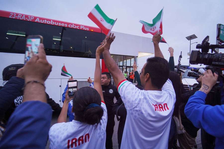 Iran-Fans in Tijuana. Iran-Fans in Tijuana.