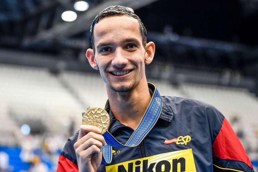 Fernando Díaz del Río, oro mundial en natación artística