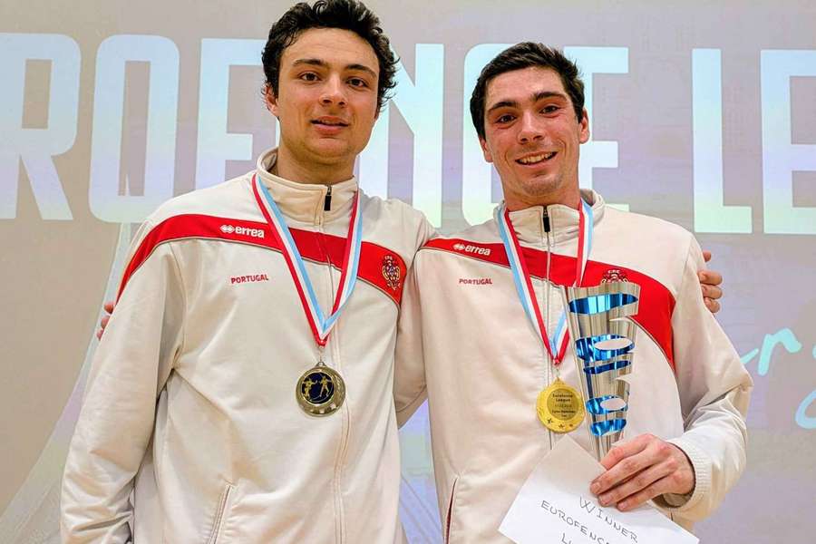 Equipa masculina foi composta pelos irmãos Miguel e Filipe Frazão Equipa masculina foi composta pelos irmãos Miguel e Filipe Frazão