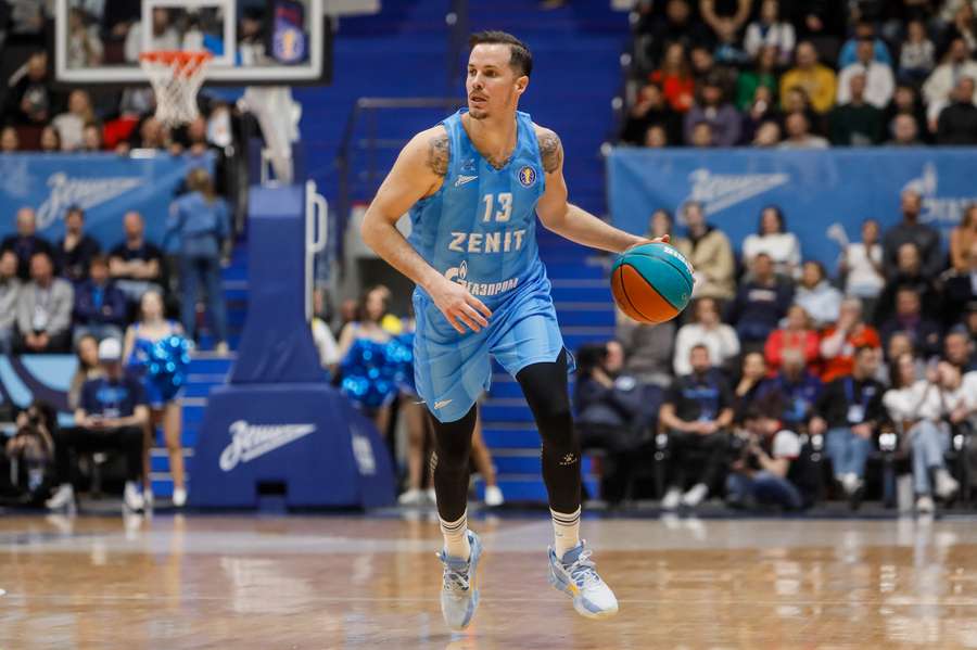 Thomas Heurtel com o Zenit em abril passado