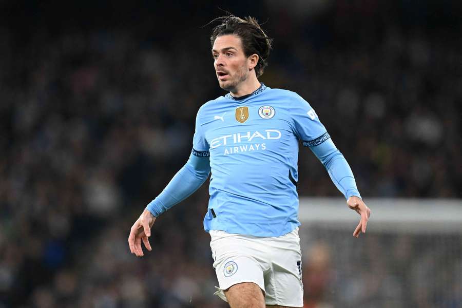 Grealish, en un partido del City.