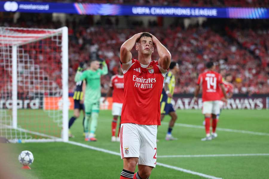 Dahl, jogador do Benfica