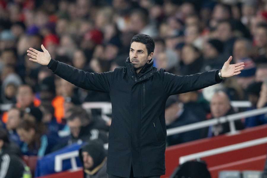Arsenal manager Mikel Arteta