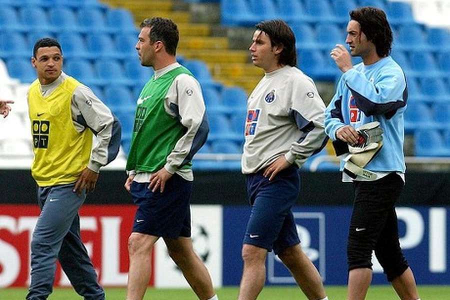 Derlei, Jorge Costa, Nuno Valente e Vítor Baía