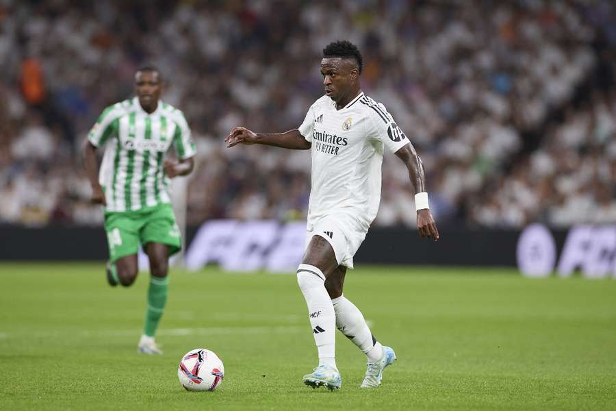 Vinicius, durante el Real Madrid-Betis