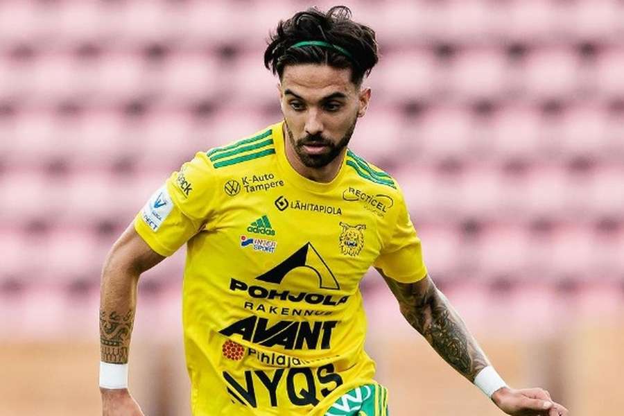 Jorginho representa os finlandeses do Ilves Tampere