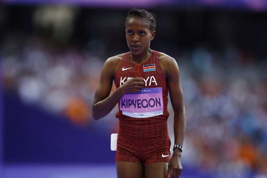 Faith Kipyegon is going for her third gold in the women's 1,500m