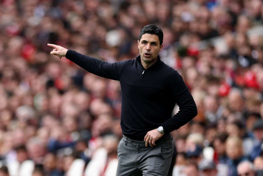 Mikel Arteta wishes his side "were doing the Arsenal documentary" as they chase the title