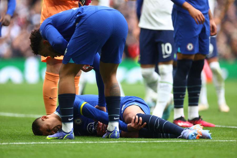 Silva was injured against Tottenham