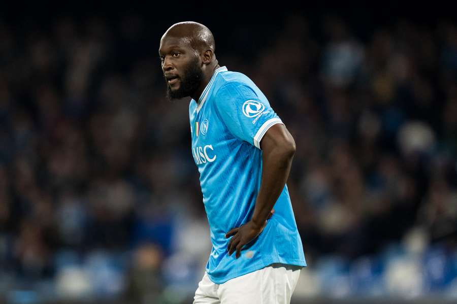 Lukaku avec le Napoli le 6 mars.